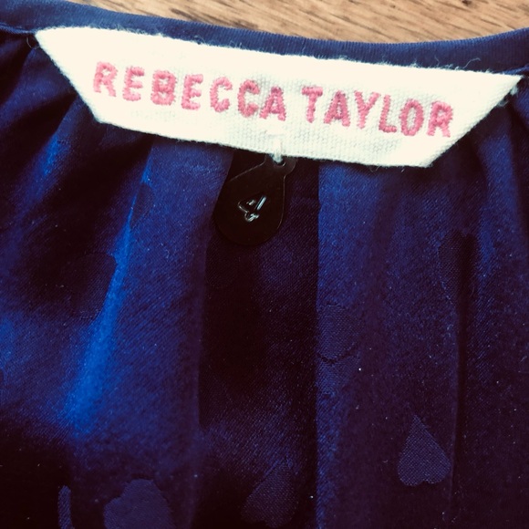 Rebecca Taylor silk blouse, size 4 - Picture 2 of 4